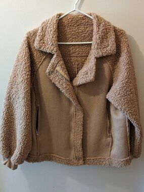 Dazy Teddy Bear Jacket - Oversized Small